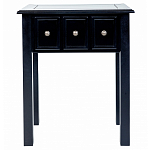 Черная тумба с выдвижным ящиком Monica варинант исполнения - 1 | Loft Concept в Челябинске