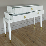 Премиальная Консоль с тремя ящиками Elsa Dreams White варинант исполнения - 2 | Loft Concept в Челябинске