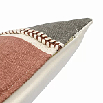 Подушка декоративная с геометрическим узором и плетенными вставками Divine Abstractions варинант исполнения - 3 | Loft Concept в Челябинске