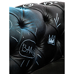 Кресло "Баския и Уорхол" Basquiat Warhol graffiti chair натуральная кожа варинант исполнения - 8 | Loft Concept в Челябинске