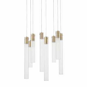 Люстра Jenae Glass Tubes Chandelier 8