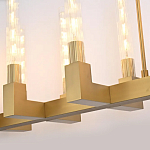 Люстра CANELLE Linear Chandelier 12 Modern Brass варинант исполнения - 3 | Loft Concept в Челябинске