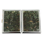 Портсигар на 10 сигарет с газовой зажигалкой из натурального камня Актиновит Stone Cigarettes Cases варинант исполнения - 4 | Loft Concept в Челябинске