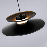 Подвесной светильник черного цвета из металла Obsidian Touch варинант исполнения - 4 | Loft Concept в Челябинске