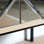 ТВ-тумба с зеркальным декором Serena TV-Stand варинант исполнения - 3 | Loft Concept в Челябинске