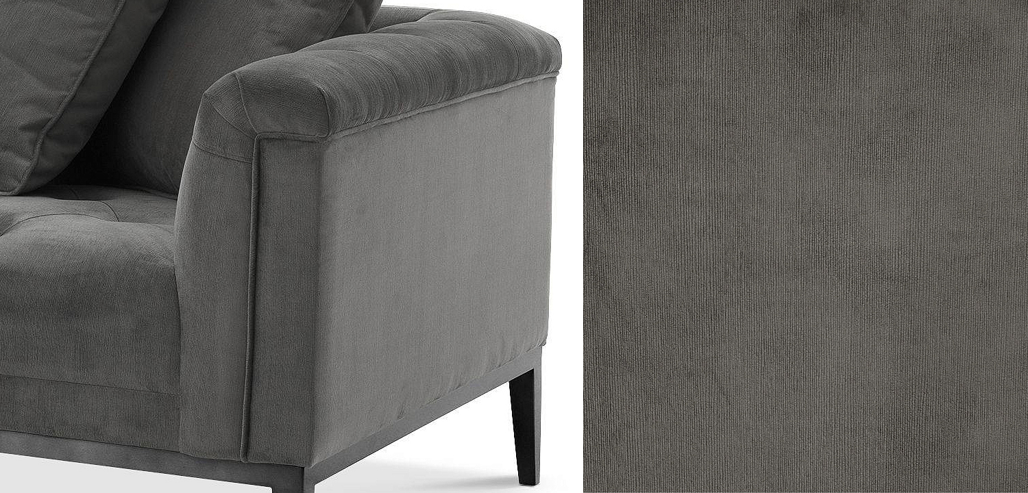 Кушетка Eichholtz Lounge Sofa Cesare Right grey Кушетка Eichholtz Lounge Sofa Cesare Right grey - Loft-Concept в Челябинске