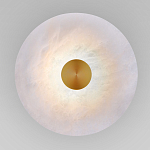 Бра светодиодный с мраморным рассеивателем латунь варинант исполнения - 1 | Loft Concept в Челябинске