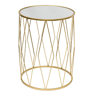 Приставной стол Geometric Interior Table белое стекло