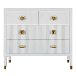 Бельевой Комод с 4 ящиками Elsa Dreams White варинант исполнения - 6 | Loft Concept в Челябинске