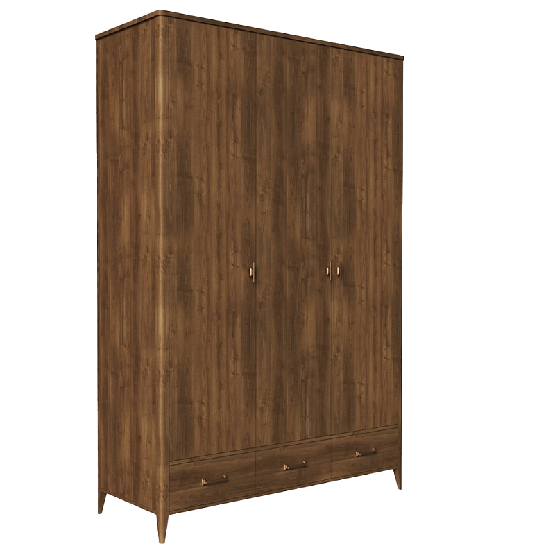 Шкаф трёхдверный с ящиками Tasteful Furniture Шкаф трёхдверный с ящиками Tasteful Furniture в Челябинске | Loft Concept
