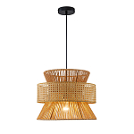 Подвесной светильник с абажуром из натуральных материалов Light Inside the Cell варинант исполнения - 2 | Loft Concept в Челябинске