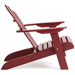 Уличное кресло из массива акации Adirondack Wooden Chair Red варинант исполнения - 3 | Loft Concept в Челябинске
