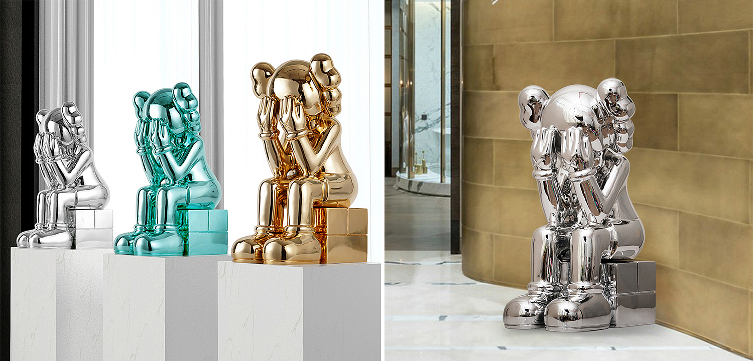 Статуэтка KAWS Passing Through Silver Статуэтка KAWS Passing Through Silver - Loft-Concept в Челябинске