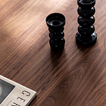 Кофейный стол овальный из дерева с 2-мя ящиками Coffee Walnut Table варинант исполнения - 6 | Loft Concept в Челябинске