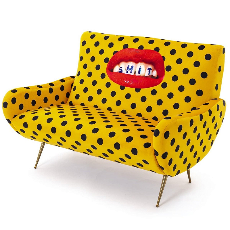 Диван Seletti Sofa Two Seater Shit Желтый Диван Seletti Sofa Two Seater Shit Желтый в Челябинске | Loft Concept