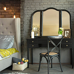 Туалетный столик Stylish Black варинант исполнения - 2 | Loft Concept в Челябинске