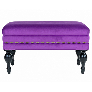 Мягкая банкетка с зоной для хранения Casket Violet
