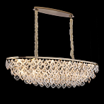 Люстра овальная с каскадом из подвесных прозрачных элементов Attractiveness варинант исполнения - 1 | Loft Concept в Челябинске