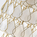 Подвесной светильник с декором из натуральной морской ракушки Iridescent Light варинант исполнения - 8 | Loft Concept в Челябинске