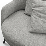 Мебельная ткань Шенилл серый цвет 138 см T4-29 варинант исполнения - 4 | Loft Concept в Челябинске