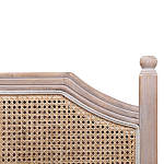 Изголовье кровати коричневое с обивкой из ротанга Olivia Headboard варинант исполнения - 2 | Loft Concept в Челябинске