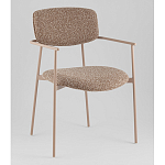 Стул Doe с подклокотниками коричневый варинант исполнения - 1 | Loft Concept в Челябинске