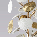 Торшер в виде белых и золотых цветов Bouquet of Light варинант исполнения - 3 | Loft Concept в Челябинске