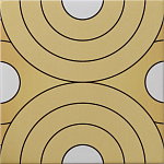 Дизайнерская плитка с узором Диски варинант исполнения - 2 | Loft Concept в Челябинске