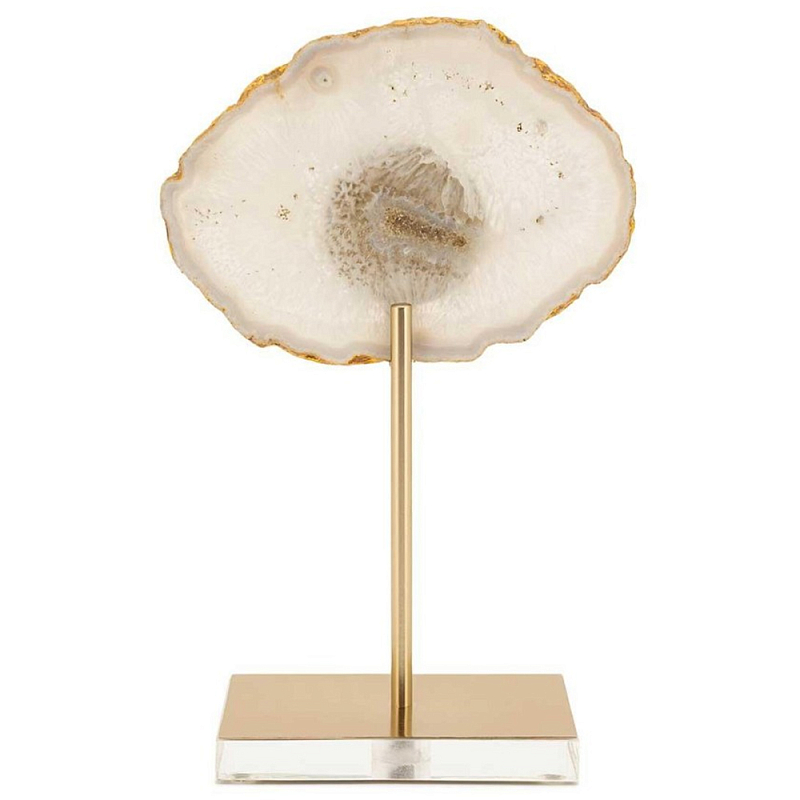 Статуэтка Agate On Stand Золотой Бежевый Статуэтка Agate On Stand Золотой Бежевый в Челябинске | Loft Concept