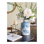 Ваза с мотивами цветущего сада с попугаями Vase Inspired by Nature варинант исполнения - 5 | Loft Concept в Челябинске