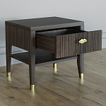 Прикроватная тумбочка с ящиком Elsa Dreams Walnut варинант исполнения - 2 | Loft Concept в Челябинске