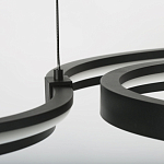 Люстра подвесная светодиодная в виде волнообразной ленты Ribbon Vortex варинант исполнения - 8 | Loft Concept в Челябинске