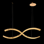 Люстра волнистой формы с фактурным хрустальным плафоном Light Delight варинант исполнения - 2 | Loft Concept в Челябинске