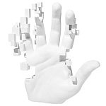 Декоративная статуэтка в виде руки Disintegrating Fragments Hand Statuette варинант исполнения - 1 | Loft Concept в Челябинске