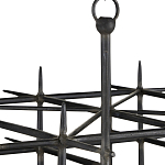 Люстра черная квадратной остроконечной формы Black Square варинант исполнения - 1 | Loft Concept в Челябинске