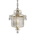 Люстра подвесная со стеклянными подвесками Feiss варинант исполнения - 1 | Loft Concept в Челябинске