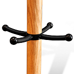 Вешалка с круглым основанием и черными металлическими крючками Industrial Metal Rust варинант исполнения - 2 | Loft Concept в Челябинске