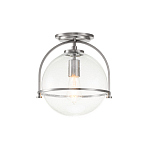 Потолочный светильник с прозрачным стеклянным шаром с эффектом пузырьков Hinkley варинант исполнения - 7 | Loft Concept в Челябинске