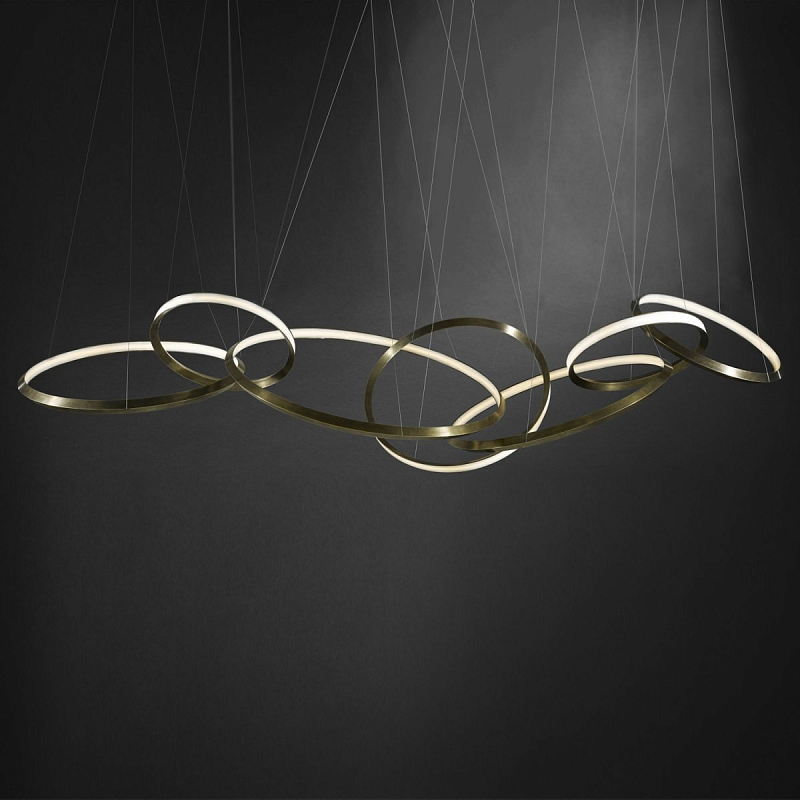 Люстра Christopher Boots ORACLE Seven Rings Темная бронза Люстра Christopher Boots ORACLE Seven Rings Темная бронза в Челябинске | Loft Concept