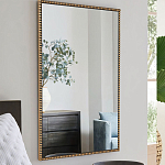 Зеркало прямоугольное в фактурной золотой раме Reflective Fabric варинант исполнения - 6 | Loft Concept в Челябинске