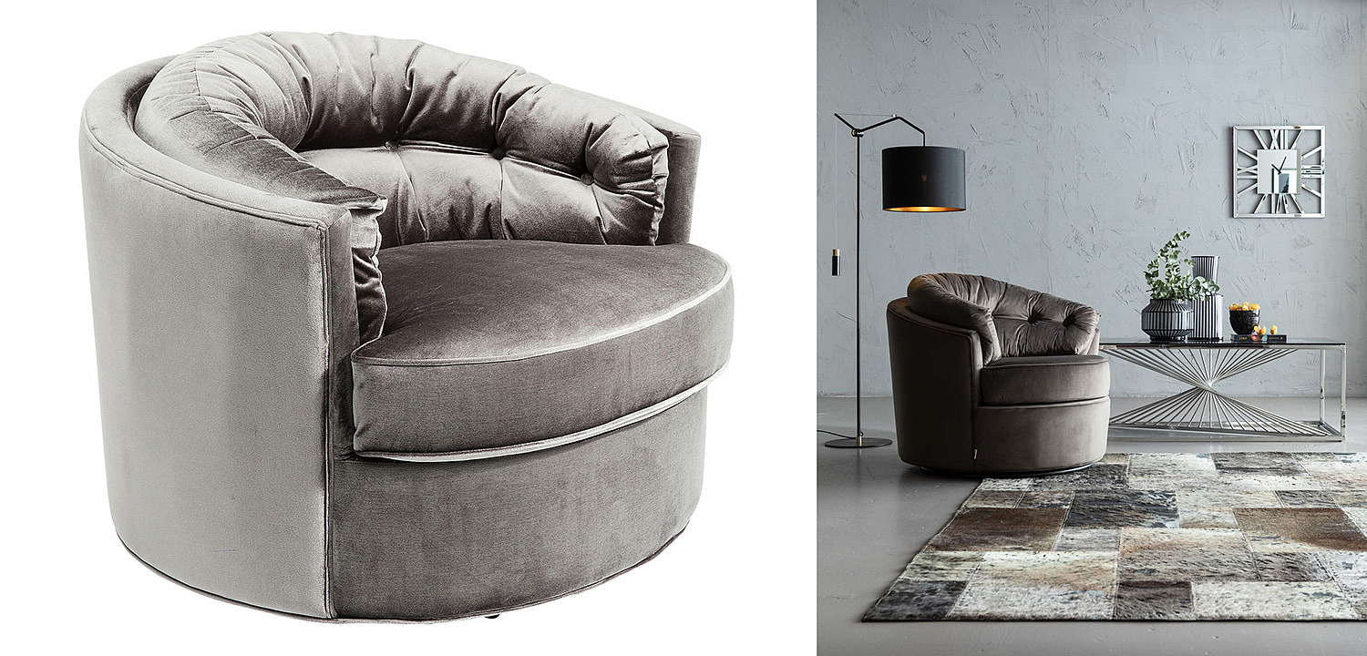 Кресло вращающееся Gray Delilah Кресло вращающееся Gray Delilah - Loft-Concept в Челябинске