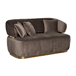 Диван двухместный коричневый Clarisse варинант исполнения - 1 | Loft Concept в Челябинске
