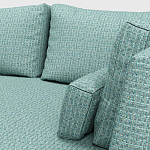 Мебельная ткань Шенилл бирюзовый цвет 142 см T4-61 варинант исполнения - 8 | Loft Concept в Челябинске