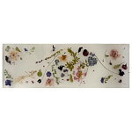 Поднос для ванны из эпоксидной смолы с цветами белая Epoxy Resin Flowers Bath Tray White варинант исполнения - 1 | Loft Concept в Челябинске