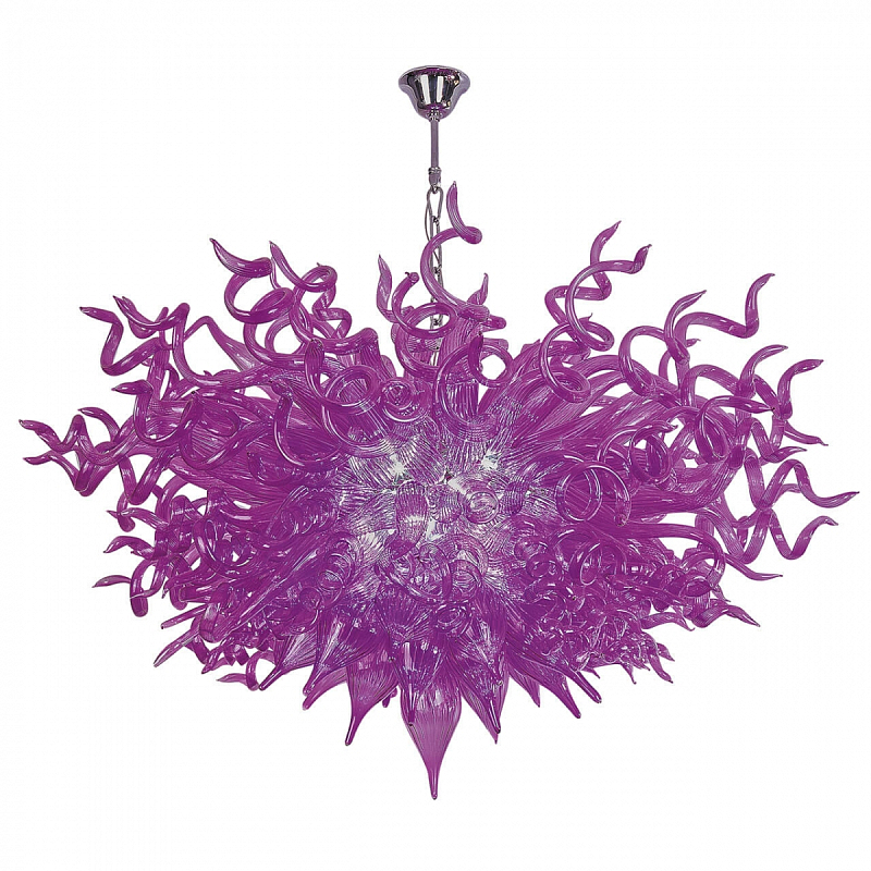 Люстра Jellyfish Tentacles Фиолетовый Хром Люстра Jellyfish Tentacles Фиолетовый Хром в Челябинске | Loft Concept