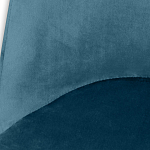 Барный стул вращающийся со спинкой Синий Велюр Vendramin Chair варинант исполнения - 4 | Loft Concept в Челябинске