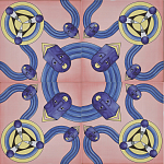 Плитка дизайнерская с узором Дива варинант исполнения - 1 | Loft Concept в Челябинске