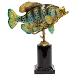 Статуэтка из фарфора в форме рыбы SEA Porcelain and Bronze варинант исполнения - 3 | Loft Concept в Челябинске