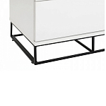 Комод белый с 3-мя ящиками Strict Lines  варинант исполнения - 4 | Loft Concept в Челябинске