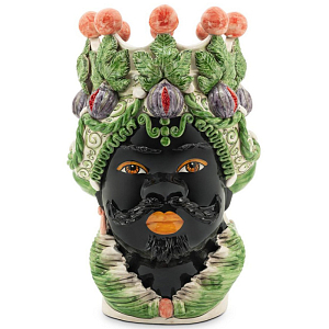 Vase Moro Man Fig B/f Ltd Coral